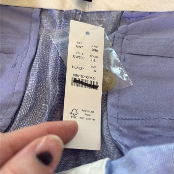 J. Crew Wide-leg Essential pant in linen Size 16 - Picture 11 of 13